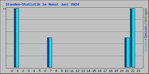 Stunden-Statistik im Monat Juni 2024